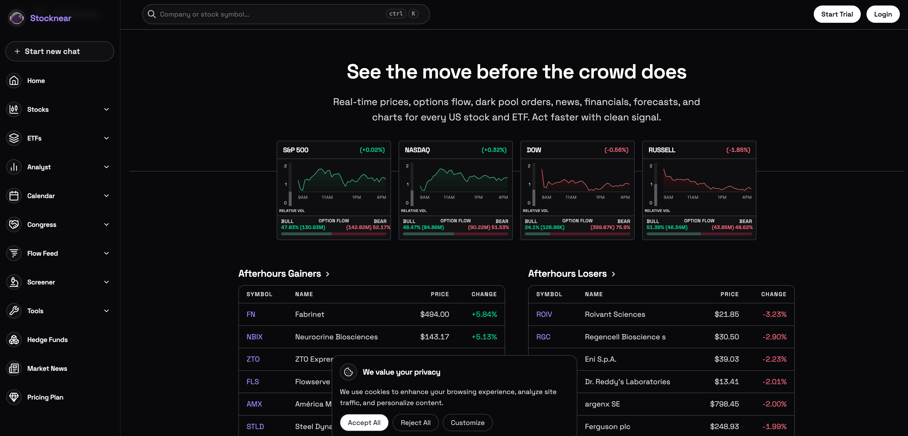 Stock Near screenshot