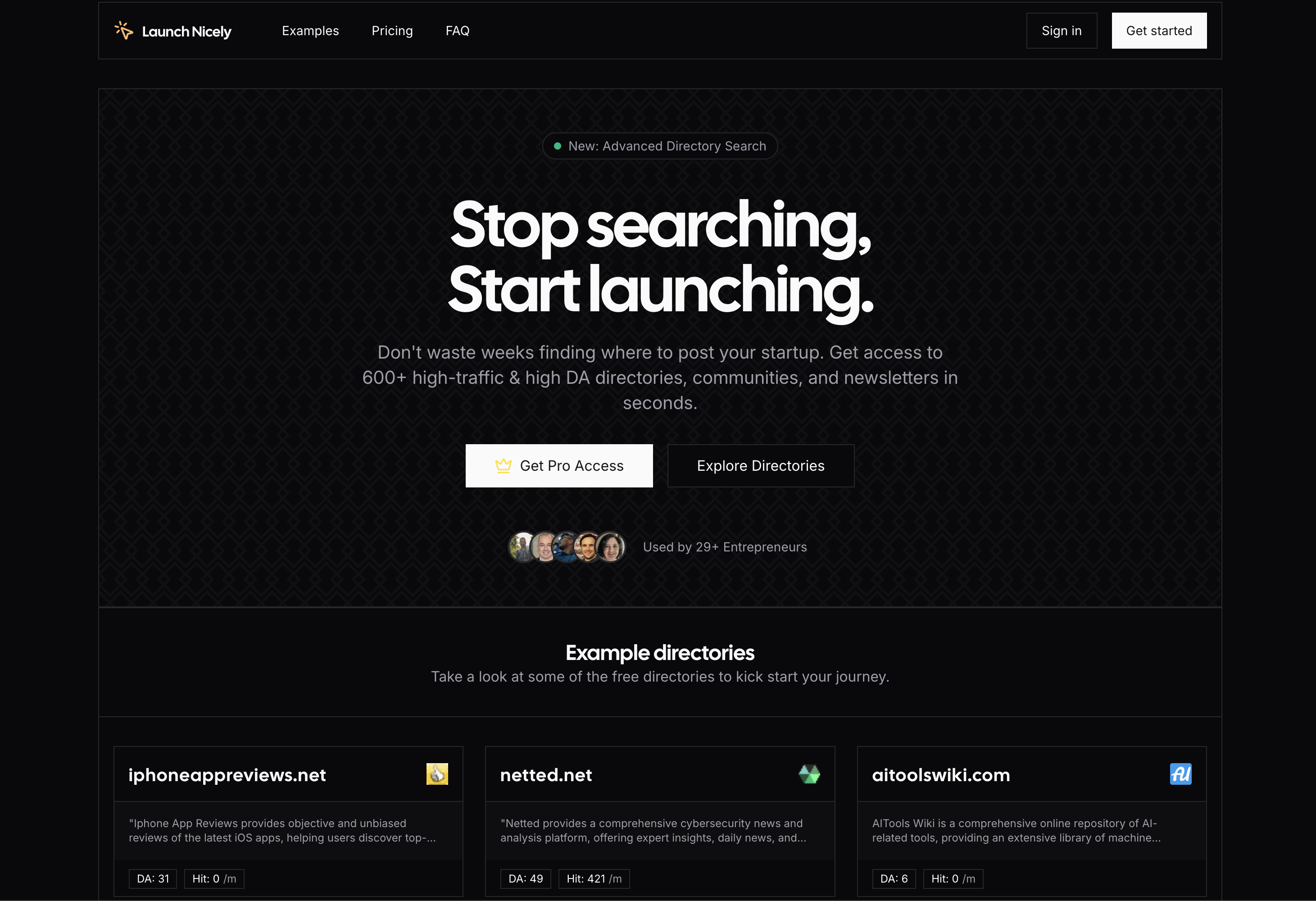 Launch Nicely screenshot