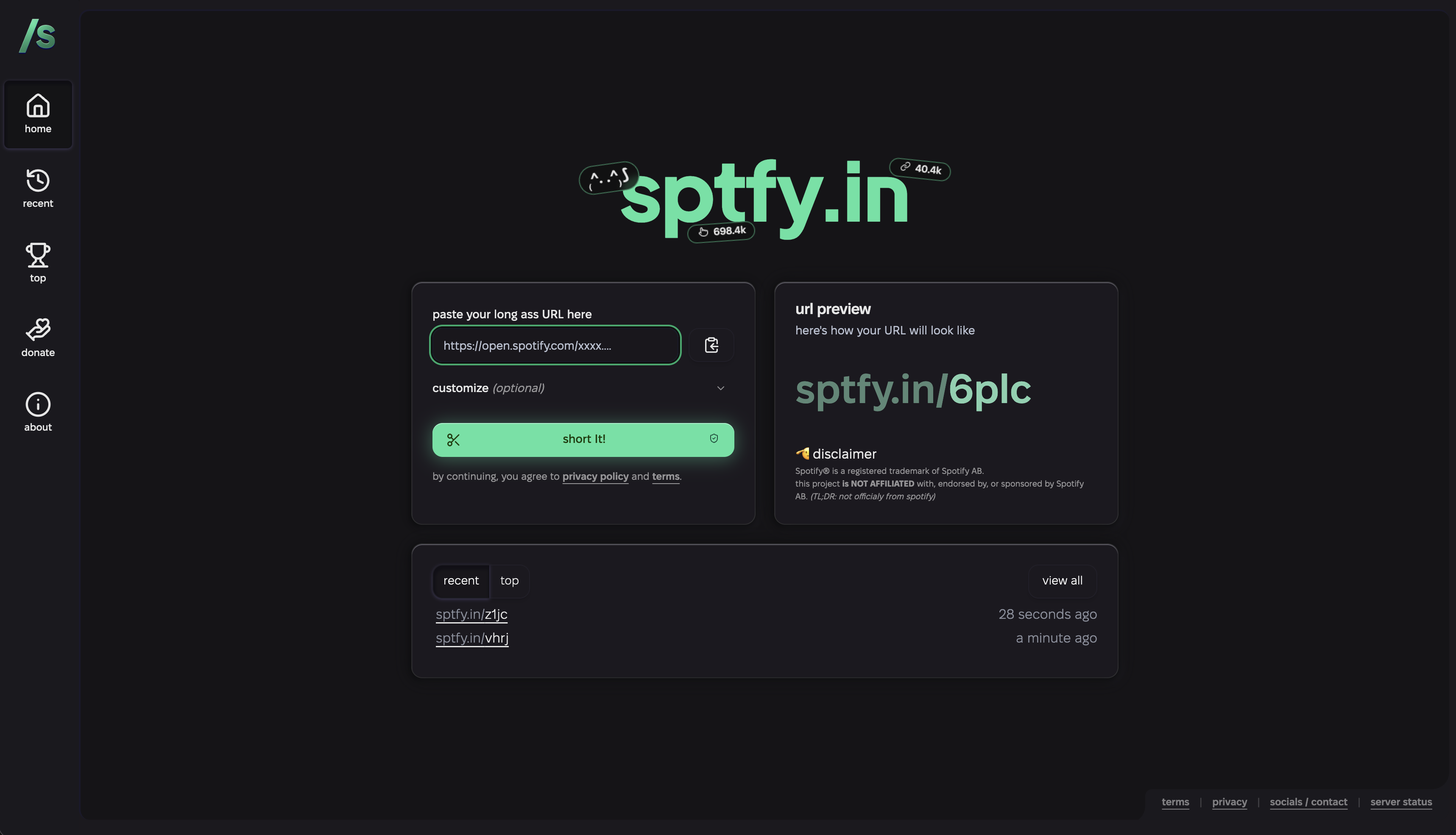 sptfyin screenshot