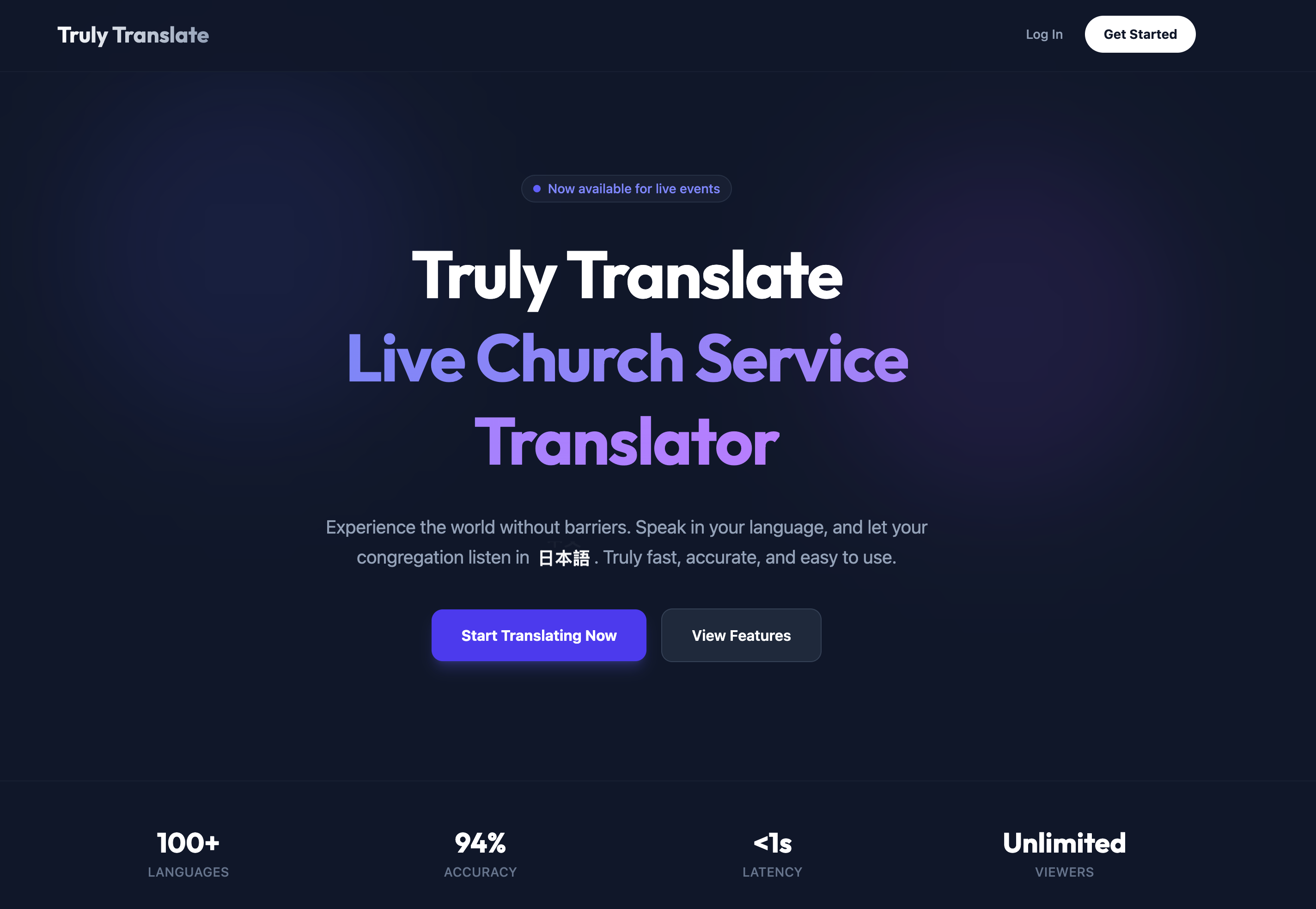 Truly Translate screenshot