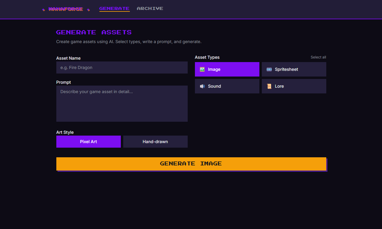 ManaForge screenshot